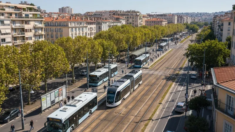 Les transports en commun à Nice Lingostière